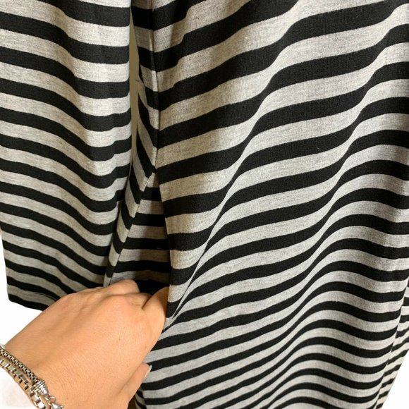 Zexxxy Striped Hooded  Zip Up Terry Maxi Dress - Picture 3 of 12